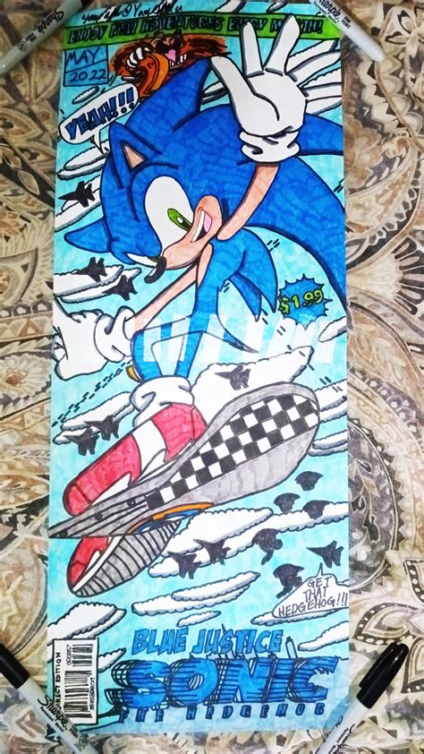 Sonic The Hedgehog Comic Book Cover #2 by Ad311 on DeviantArt