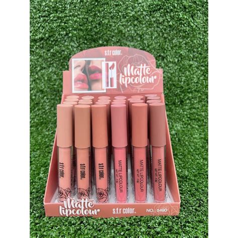 Sfr Color Matte Lipgloss Nude Colour Shopee Malaysia