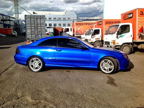 Mercedes Benz W209 CLK500 Blue BENZTUNING