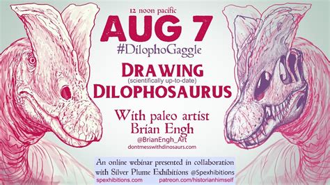 Drawing Dilophosaurus With Brian Engh Youtube