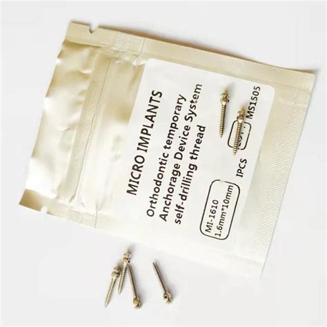 SJ Factory Price Dental Orthodontic Implant Micro Screws Titanium Mini