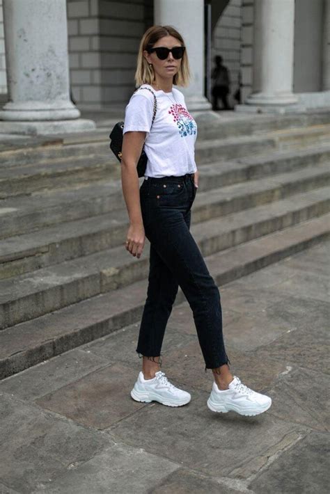 Ideas De Outfit Con Tenis Blancos Que Amaras Lo Mejor De