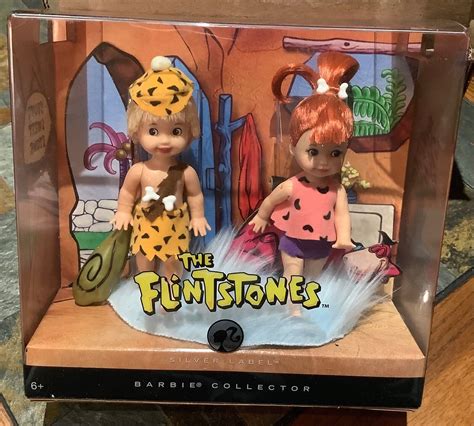 Barbie Silver Label Flintstones Kelly Tommy Pebbles And Bamm Bamm Tset Nrfb Ebay