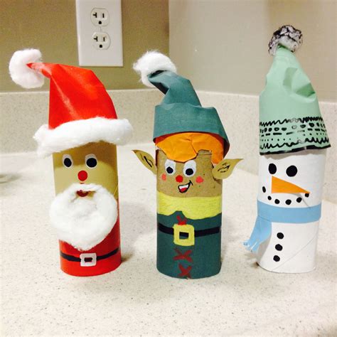 Christmas Toilet Paper Roll Crafts Templates