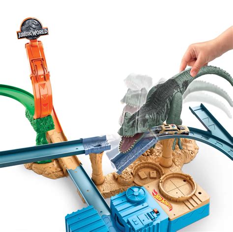 Jurassic Pistas Hot Wheels Clash N Crash Pirlimpimpim Brinquedos