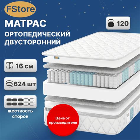 Матрас Deluxe Night_Ортопедический_Deluxe Night, Комбинированный, 160 ...