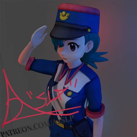 Officer Jenny Pokemon Bikini STL File For D PrintingCults