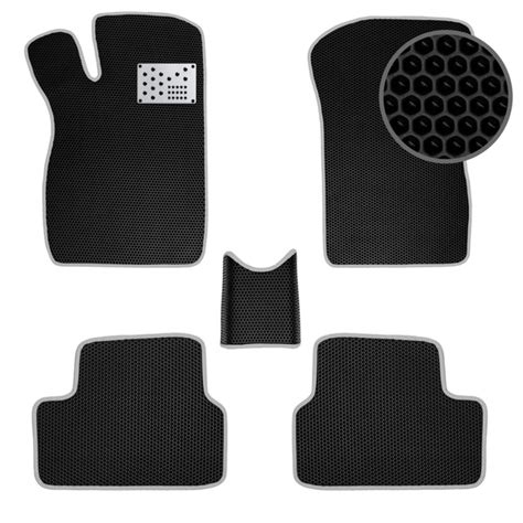 Коврики в салон автомобиля Все коврики ваз_модели, цвет серый, черный ...