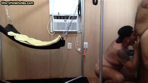 Real Gloryhole Bj Dilf Sucks Bbc In Closeup Amateur Video