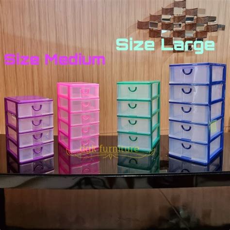 Jual Rak Tempat Penyimpanan Kontainer Container Laci Tarik Mini Kecil