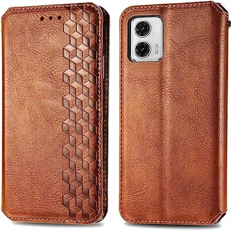 Dfjhure Motorola Moto E Case Flip Phone Case Premium Pu Leather