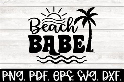 1 Beach Babe Summer Vacation Svg Designs Graphics