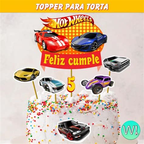 Kit Imprimible Cumpleaños Hot Wheels Candy Bar Editable en venta en Río Cuarto Córdoba por sólo