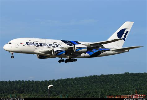 9M MNC Malaysia Airlines Airbus A380 841 Photo By RuiQi Liang ID