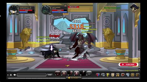 Aqw Void Highlord Class Solo Boss Empowered Youtube