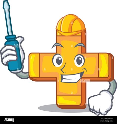 automotive  sign isolated   mascot stock vector image art