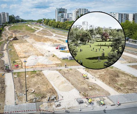 Nowy park linearny powstaje na Ursynowie Jak dziś wygląda budowa