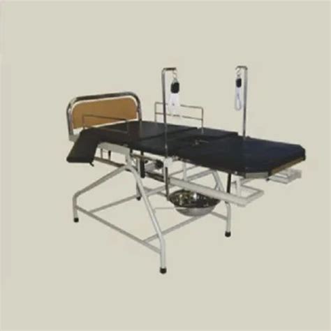 Stainless Steel Ss Two Section Telescopic Labour Tables For Hospital