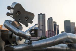 Picture of the Week: The Traveling Man Sculpture in Dallas - Andy's ...