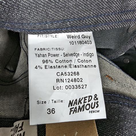Naked Famous Denim Men S Blue Jeans Depop