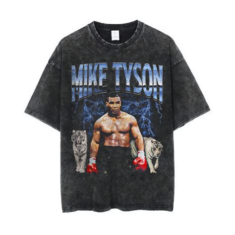 Jual Psycho Crucify Mike Tyson Oversized T Shirt Kaos Mike Tyson