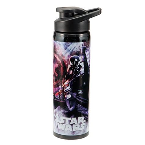 star wars darth vader  oz stainless steel water bottle dark side