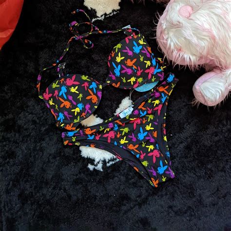 Playboy Swim Bikini Top And Bottom M Depop
