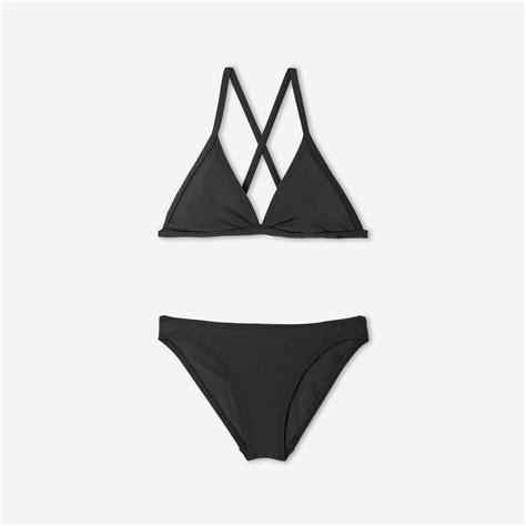 Bikini Para Niña Tamara 100 Negro Decathlon