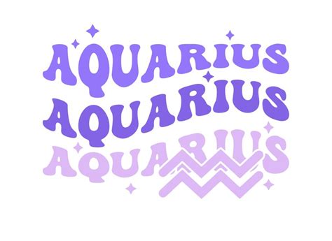 Aquarius Svg Aquarius Png Aquarius Season Horoscope Svg Etsy
