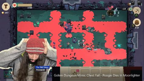 Golem Dungeon Mimic Chest Fail Poogie Dies In Moonlighter Youtube