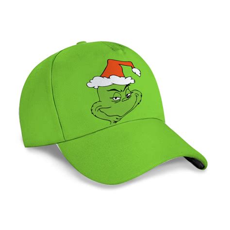 Grinch Baseball Cap Outdoor Sun Hat Fashion Cap Etsy