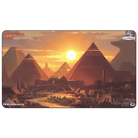 Magic Trading Card Game Playmat Amonkhet Mountain Art Playmat For