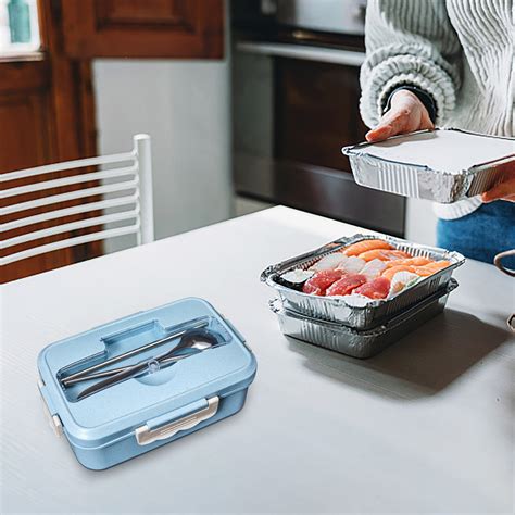 DGOO Thermal Insulation Bento Box Tableware Set Portable Lunch Box