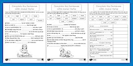 Imperative Verbs Differentiated Worksheets Teacher Made