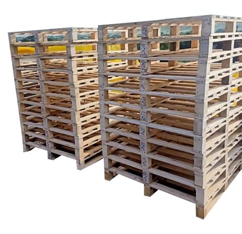 Rectangular 4 Way Industrial Wooden Pallets For Packaging Capacity