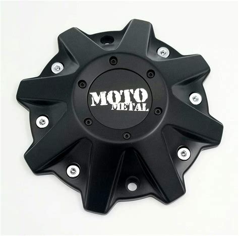 Moto Metal Satin Black Wheel Center Hub Cap 568 Lug Mo201 Mo970