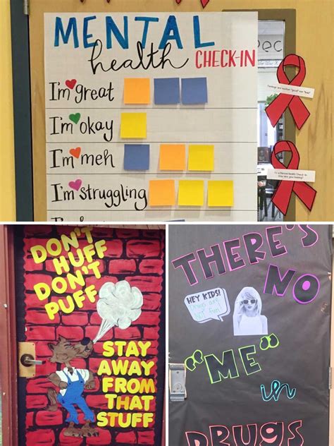 27 Red Ribbon Week Door Decorating Ideas To Paint The School Red