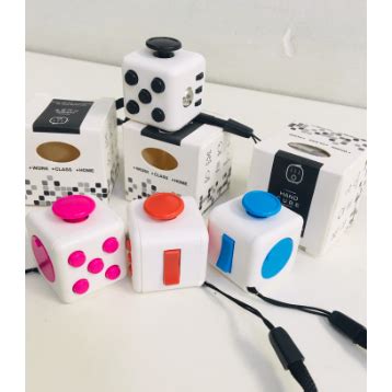 Fidget Cubo Ansiedade Cube Anti Estresse Dedo Apertar Shopee Brasil