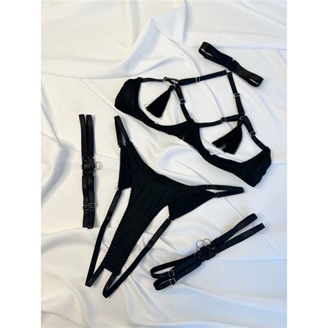 Jual Dare Lingerie Set Sexy Bra Open Shopee Indonesia