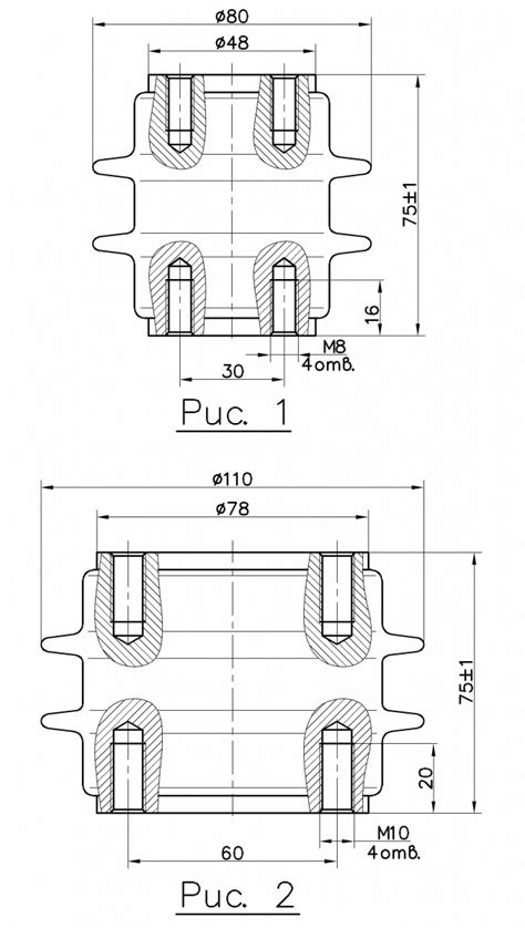 Изоляторы ОСК 8-3 УХЛ2, ОСК 10-3 УХЛ2 | АО "НПО"ИЗОЛЯТОР ...
