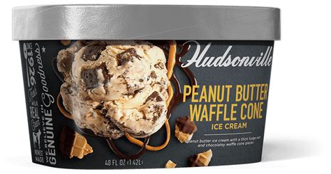 Peanut Butter Waffle Cone 48 oz - Hudsonville Ice Cream