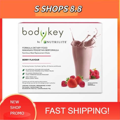 Bodykey By Nutrilite Meal Replacement Shake Berry Shopee Malaysia