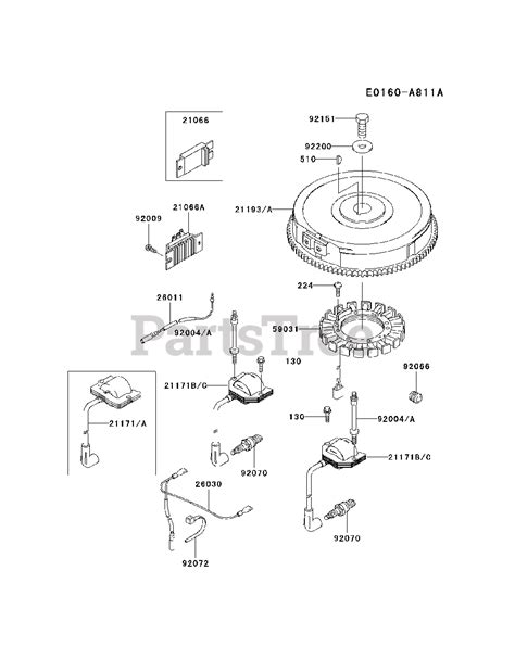 Kawasaki Fh641v As16 Kawasaki Engine Electric Equipment Parts Lookup