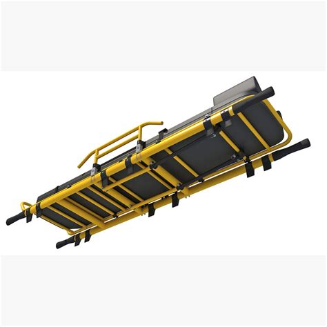 Paramedic Transport Stretcher 3d Model Download Medical Equipment On