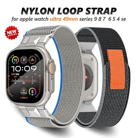 Trail Loop Para Apple Watch Correa De Acero Inoxidable De Nailon Para