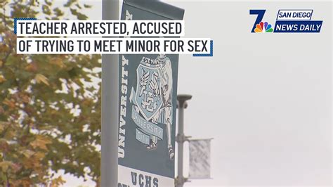 University City Teacher Accused Of Trying To Meet Minor For Sex San