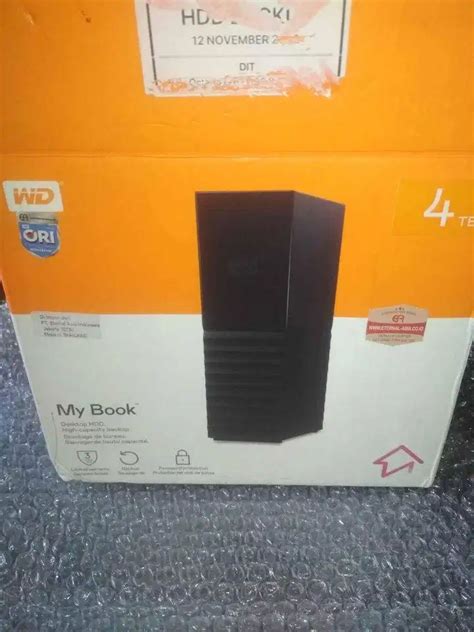 harddisk hardisk eksternal external wd  book tb garansi  oct