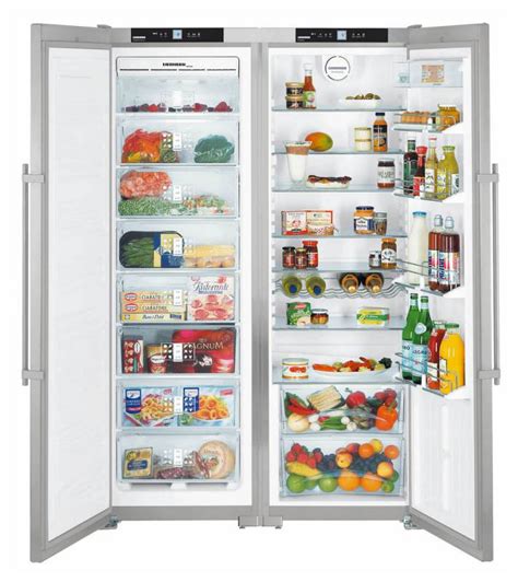 Tamanhos do refrigerador Side by Side: grandes dimensões do modelo