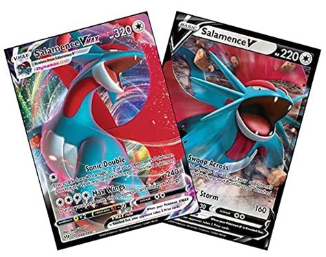 Carta Pok Mon Salamence Vmax Rara Arco Ris