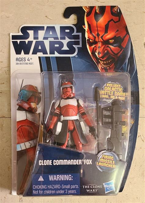 Star Wars The Clone Wars Clone Commander Fox Cw Coruscant Shock